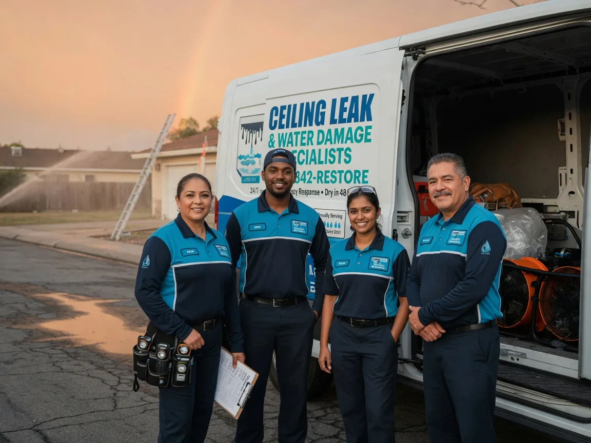 Ceiling Leak Cleanup company in Rena Lara, MS